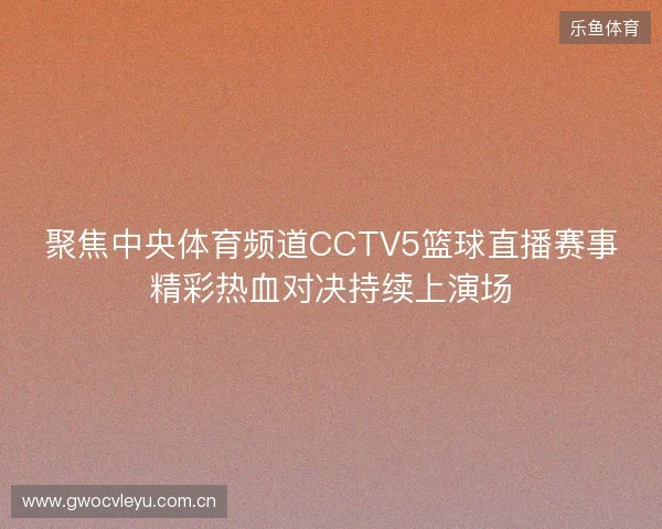 聚焦中央体育频道CCTV5篮球直播赛事精彩热血对决持续上演场